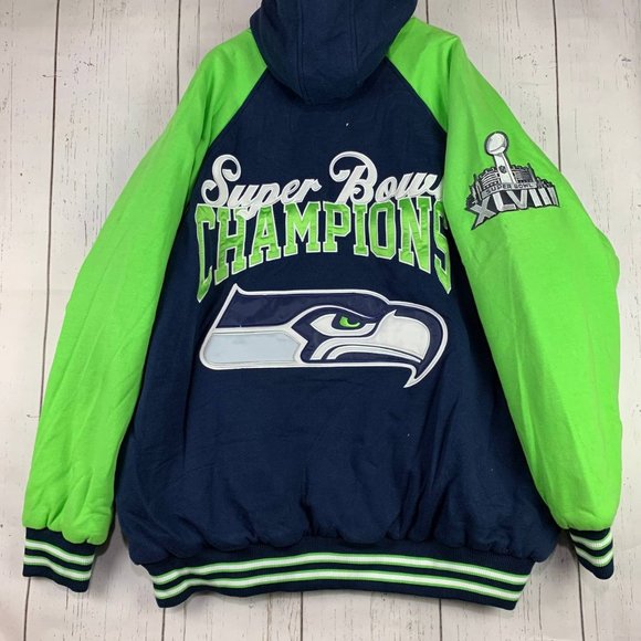 NFL Jackets & Coats Seattle Seahawks Superbowl 48 Champions Nfl 4xl